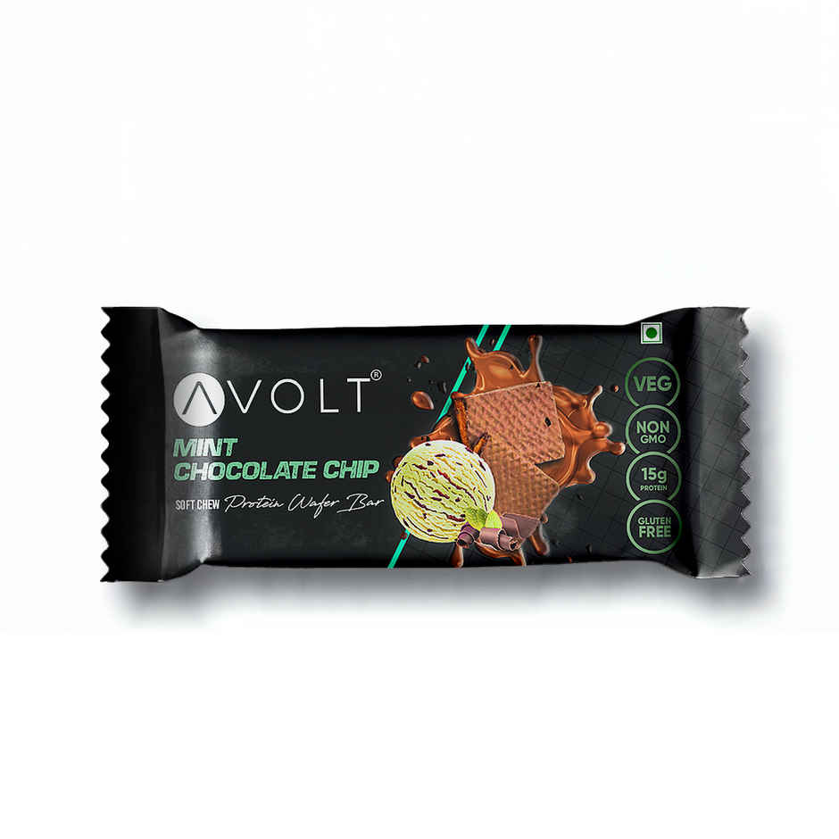 Avolt Mint Chocolate Chip 15g Protein Wafer Bar