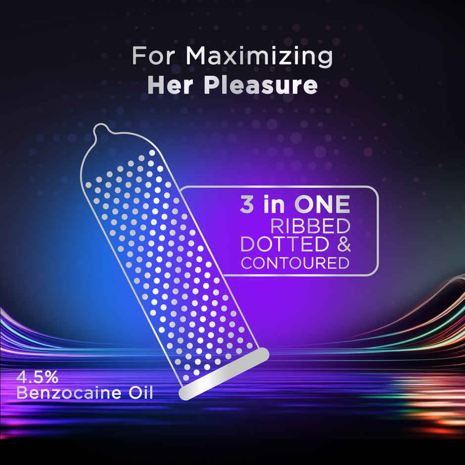 Manforce Xtra Pleasure Climax Delay Dotted Condom