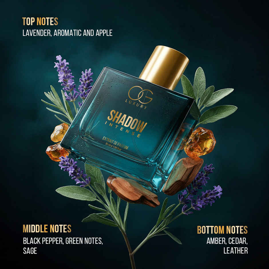 OG Luxury India's Strongest Shadow Intense Extrait De Parfum for Men | Long-Lasting Perfume