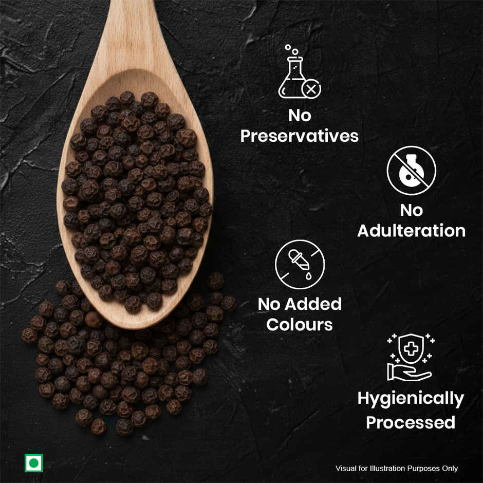Kedia Pavitra Black Pepper Whole-Kali Mirch