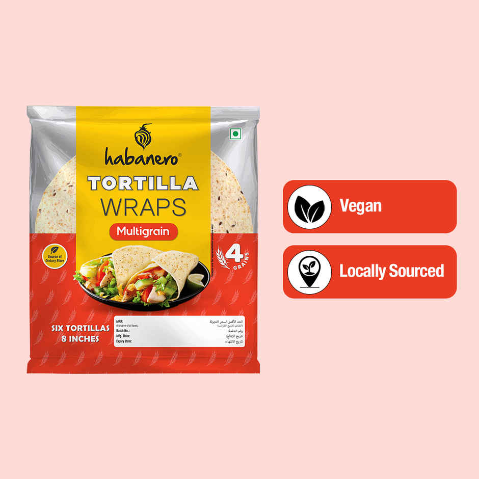 Habanero Multigrain Tortilla Wrap(330gms) & Habanero Creamy Pasta Sauce(350gms) Combo