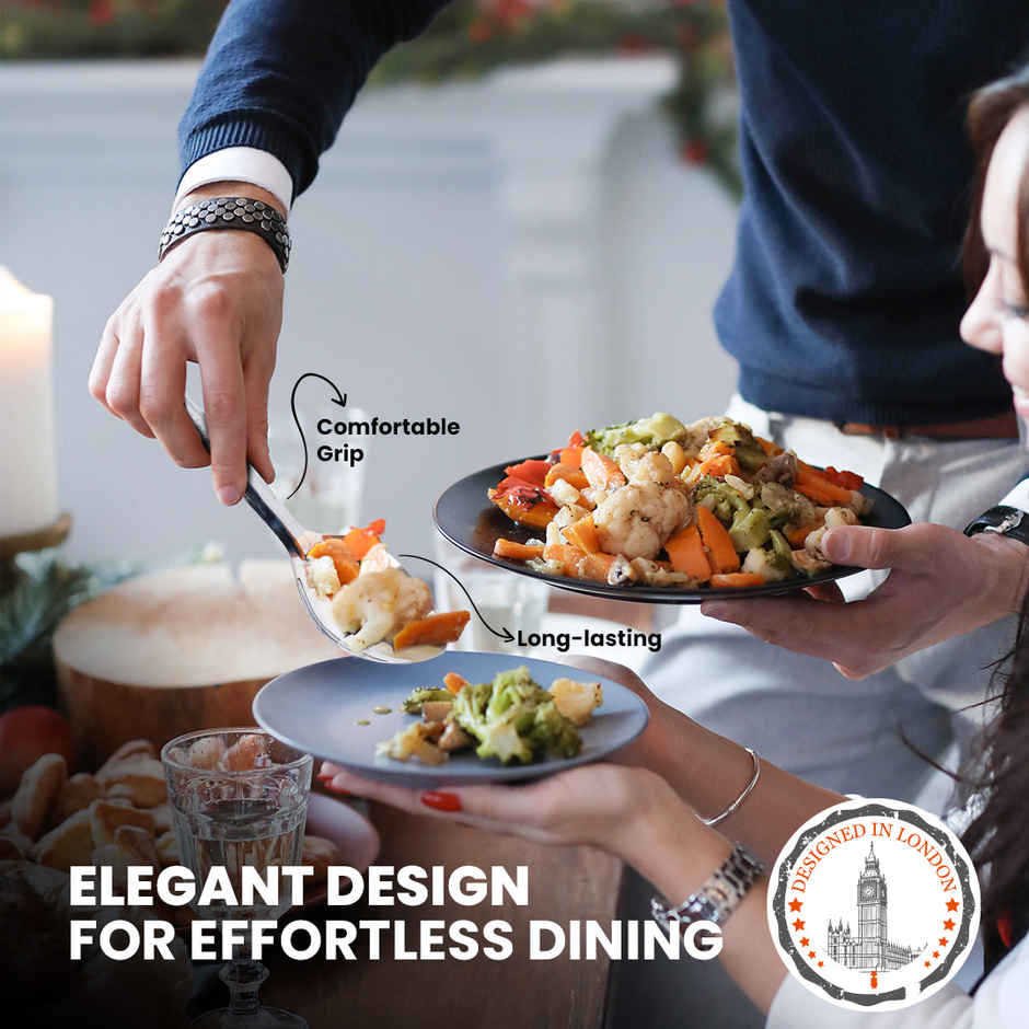 Habitat Basic Smart Newport 9 Inch - Pan shaped serving spoon