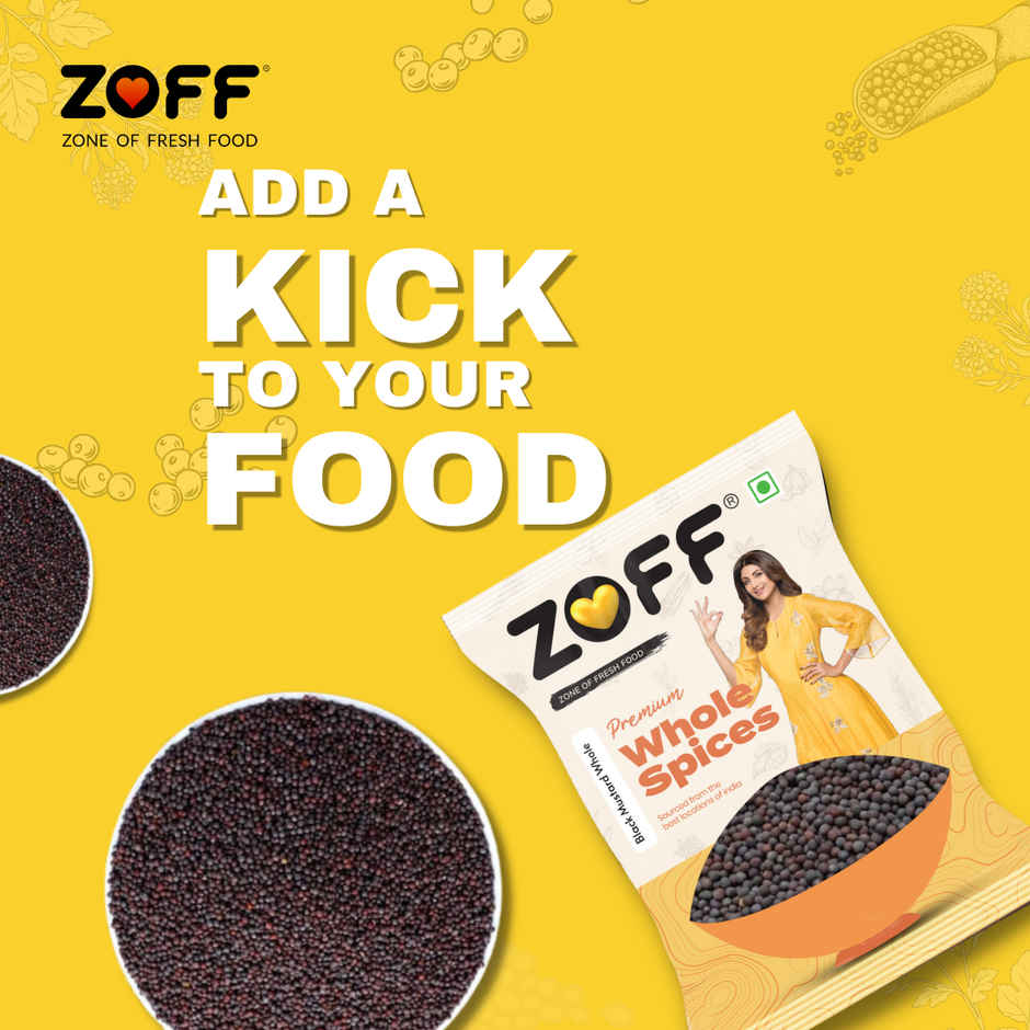 ZOFF Black Mustard Seeds Whole - Rai Combo 