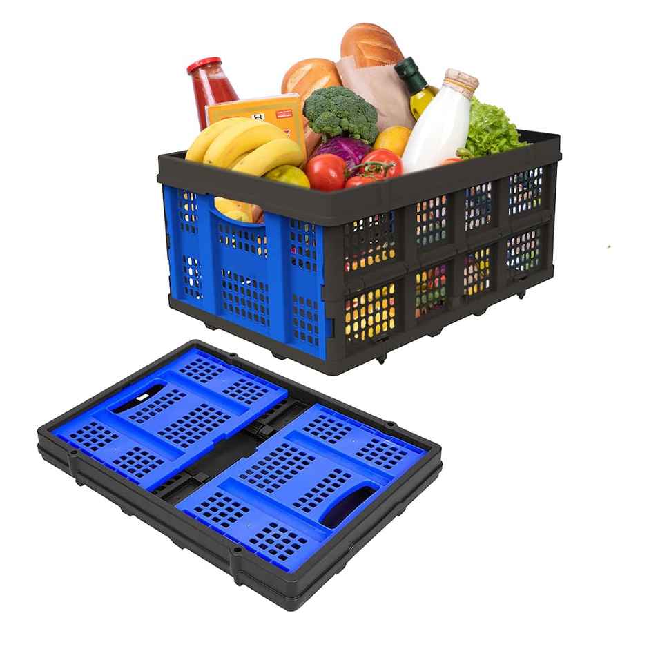 Cheston Collapsible Folding Basket with 25Kg Capacity | 56 x 41 x 27 cm