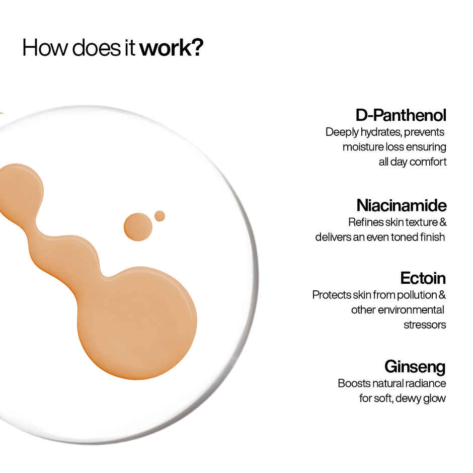 WishCare Daily Tinted Fluid Sunscreen SPF50PA++++ | M202 | All Skin Type | InVivo Tested