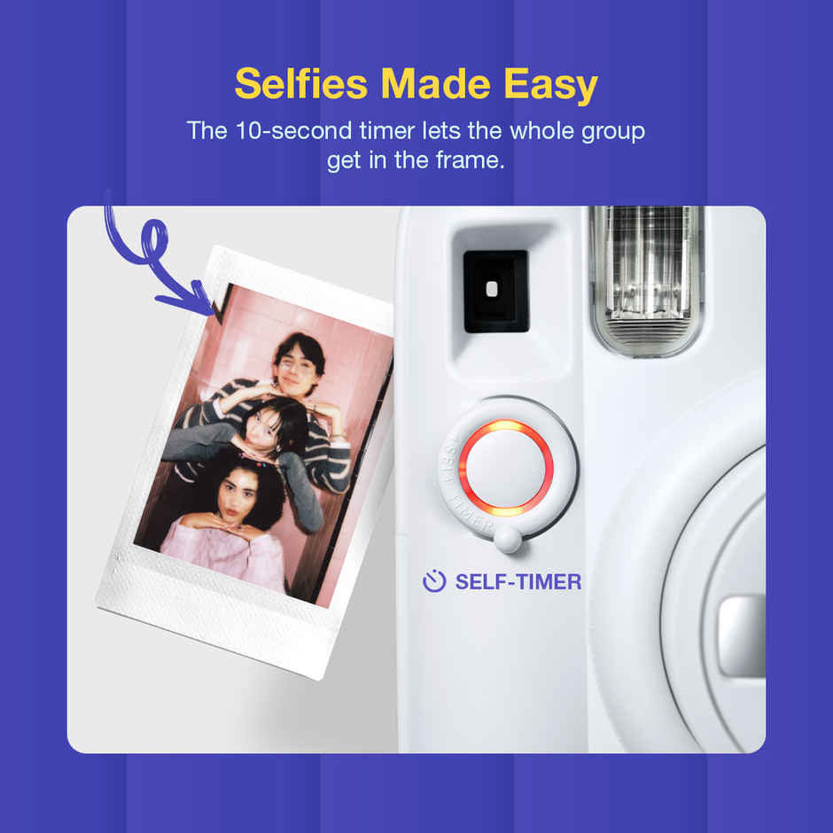 Fujifilm Instax Mini 13 Instant Camera | Clay White