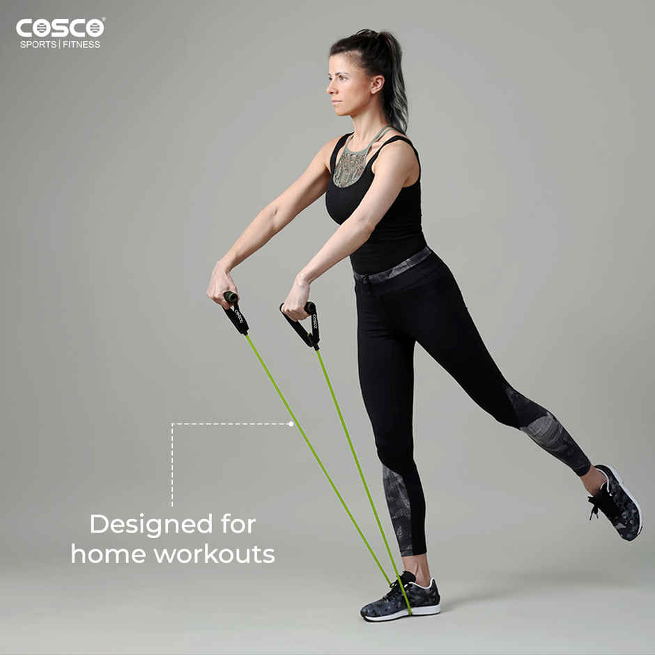 Cosco Resistance Tube-Medium|Green|Made In India