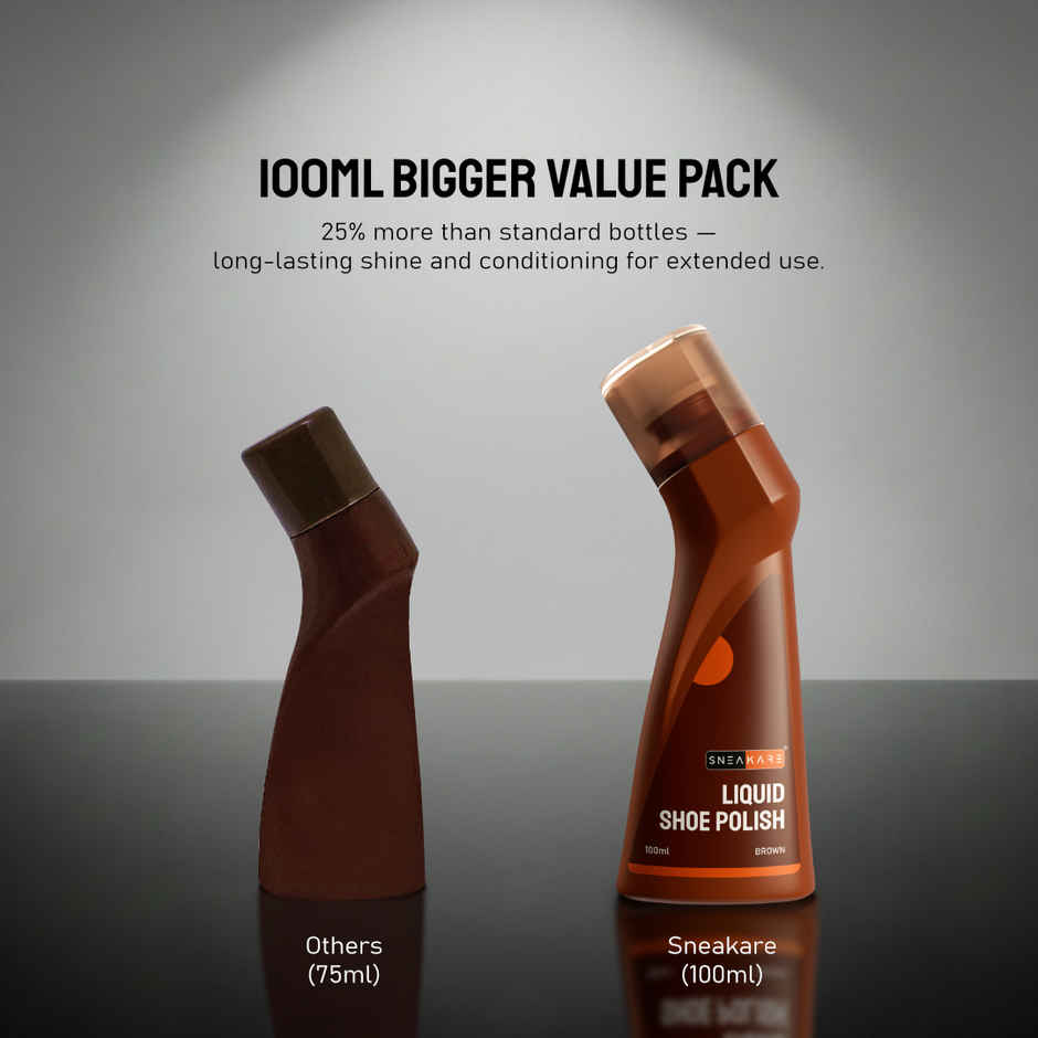 Sneakare Instant Liquid Shoe Polish | Brown