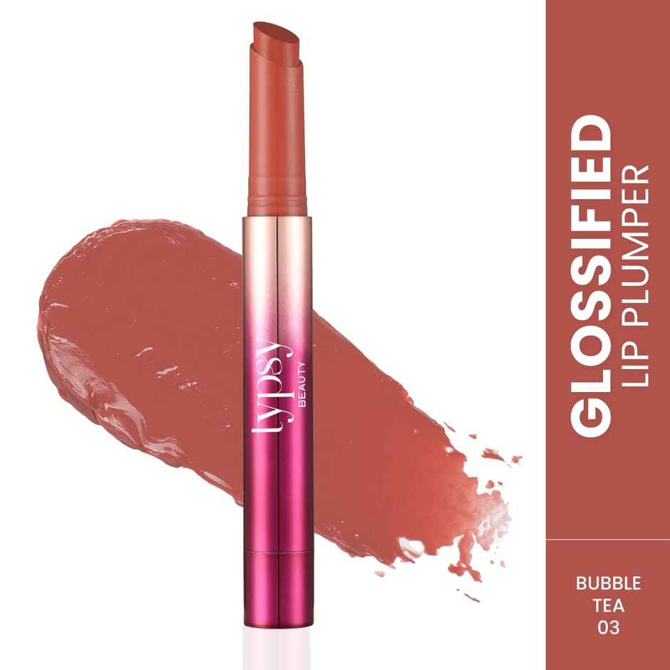 Typsy Beauty Glossifiedlip Plumper - Bubble Tea | Lip Plumper | Lip Gloss | Lip Balm
