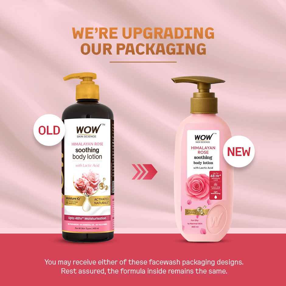 Wow Skin Science Himalayan Rose Soothing Body Lotion