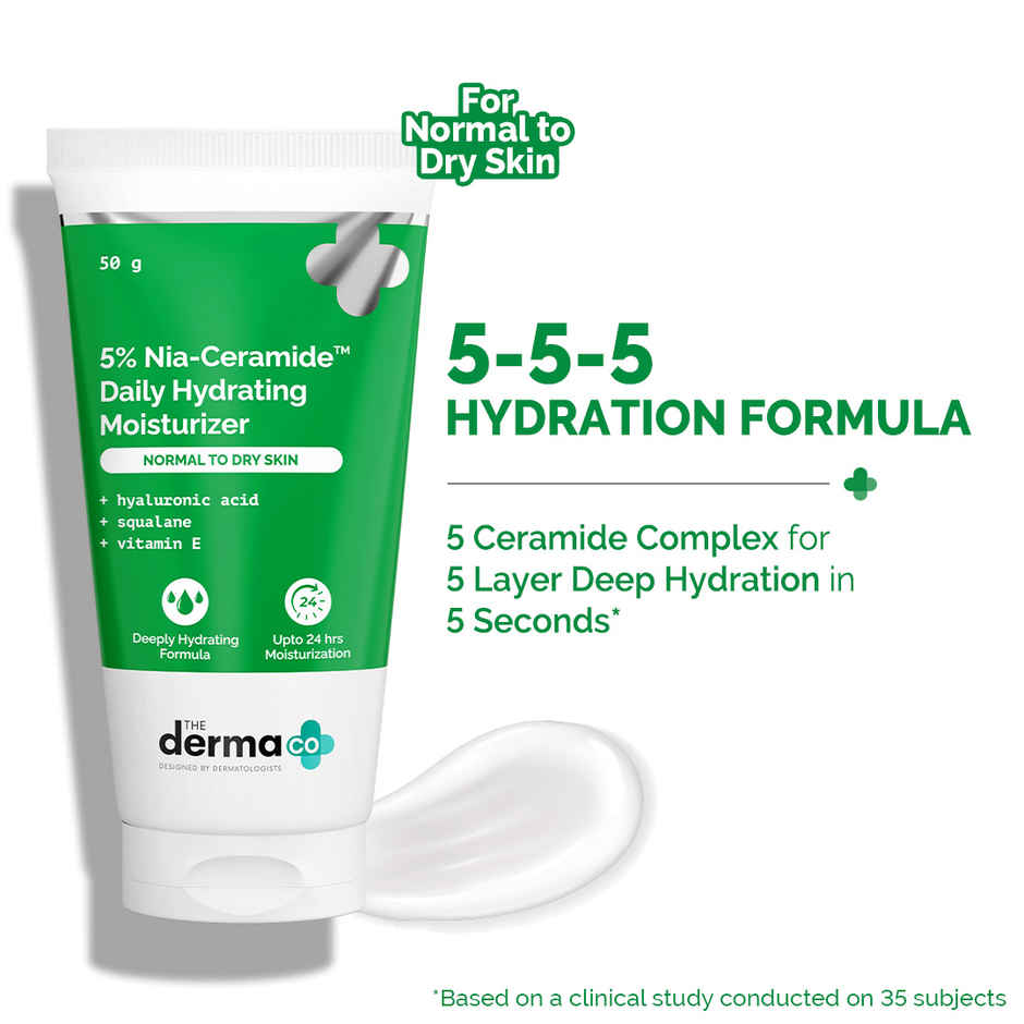 The Derma Co 5% Nia-Ceramide Daily Hydrating Moisturizer