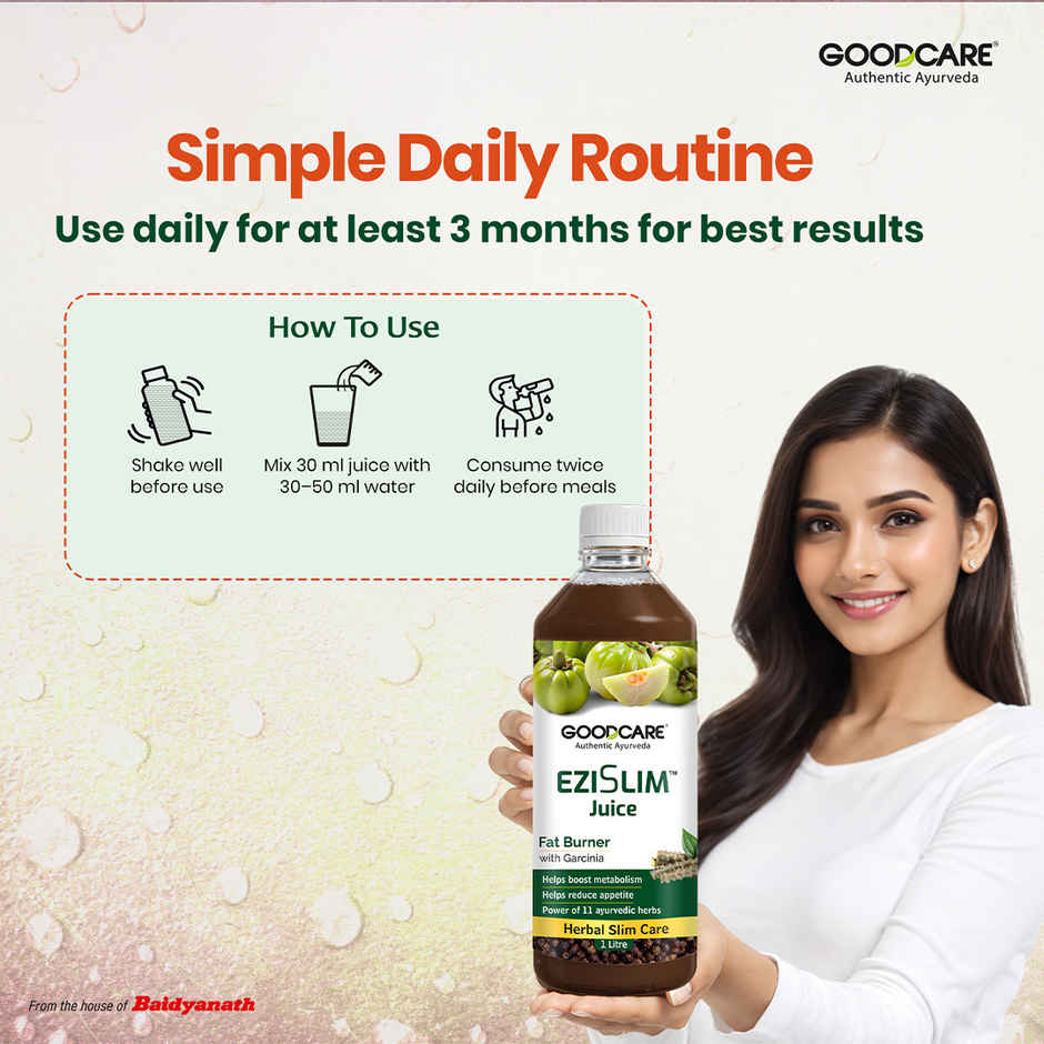 Goodcare Ezi Slim Juice Power Of 11 Ayurvedic Power Helps Boost Metabolism And Promote Weight Loss
