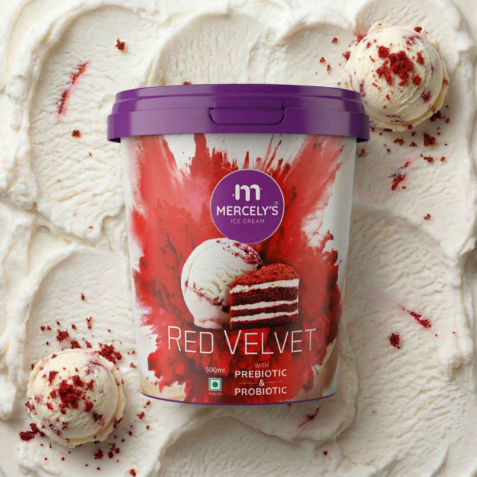 Mercely's Premium Red Velvet Family Pack Ice Cream Tub