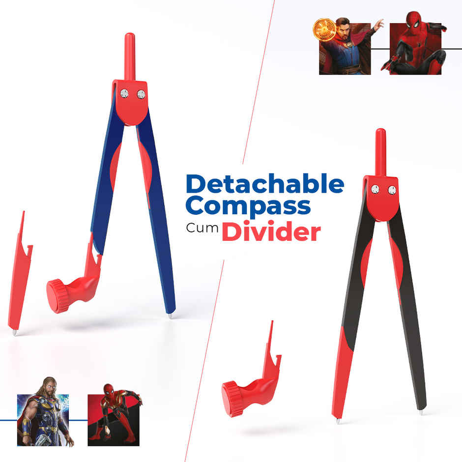 Classmate Geometry Box | Complete Geometry Set - Red