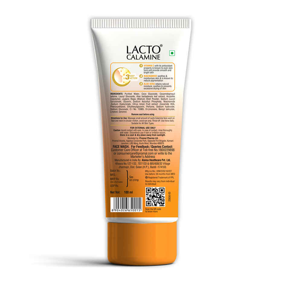 Lacto Calamine Vitamin C Facewash
