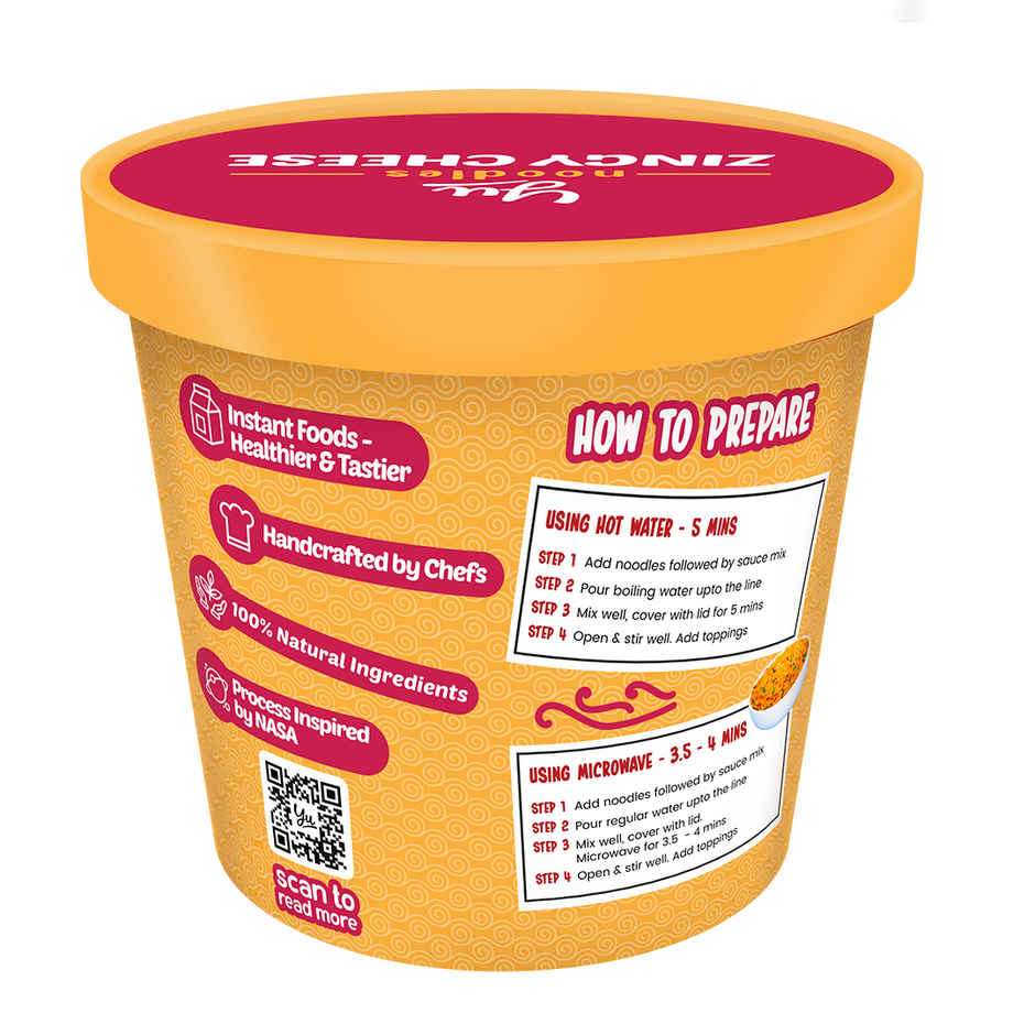 Yu Zingy Cheese Instant Cup Noodles