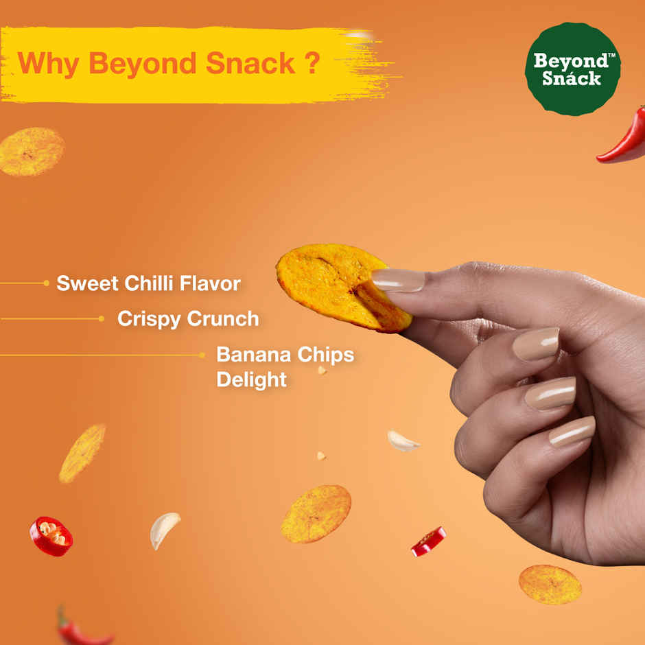 Beyond Snack Kerala Banana Chips - Hot and Sweet Chilli
