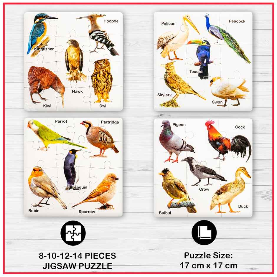 Ratna's Edu.Jigsaw Bird | Assorted
