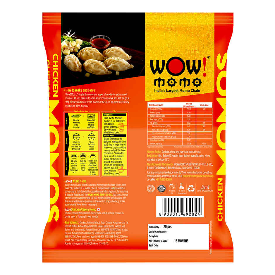 Wow! Chicken Cheese Momos