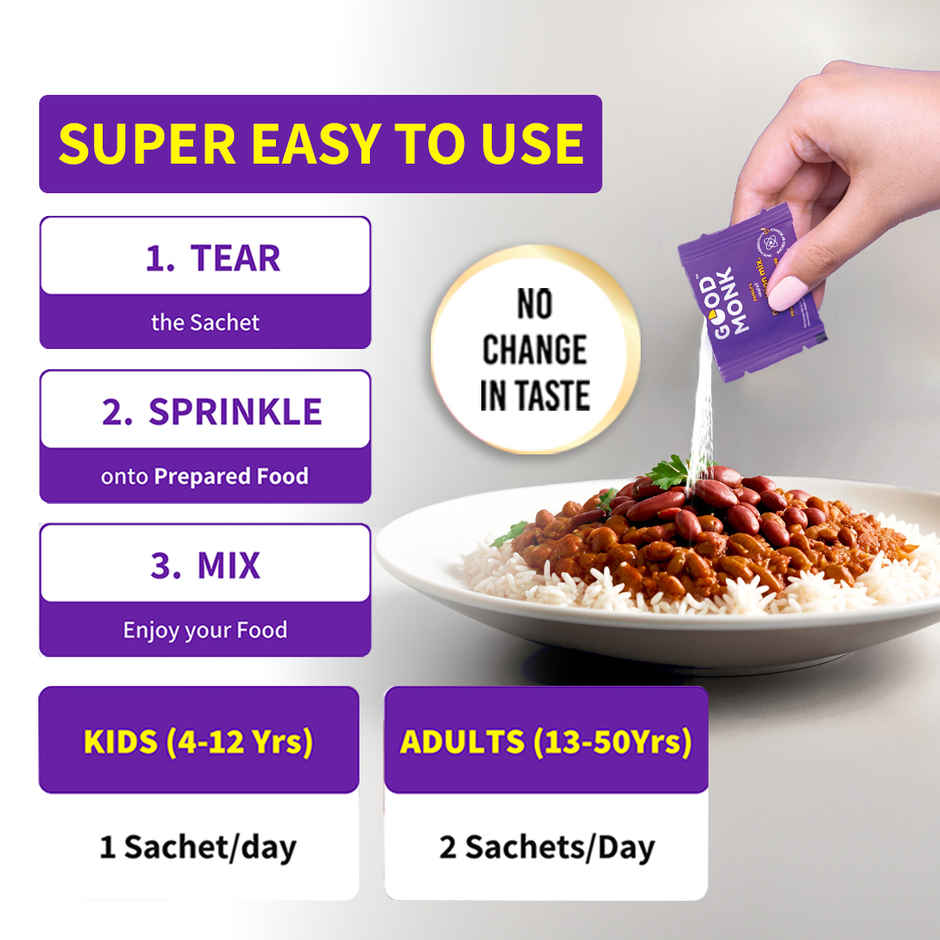 Good Monk Vitamin&Probiotic Mix for Energy & Gut Health | 15 Sachets