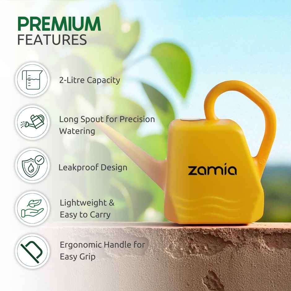 Zamia Watering Can | Easy Grip, Leakproof Design for Gardening | By Nurturing Green