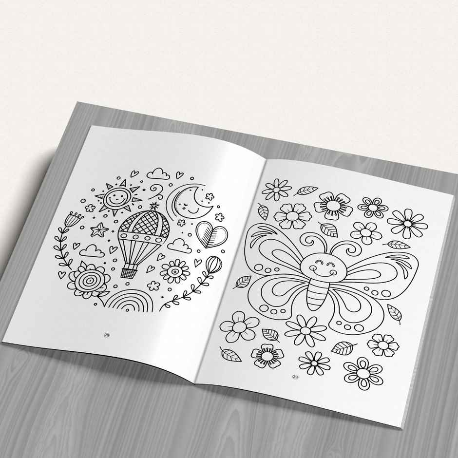 Maple Press Doodle Colouring Book 2 | Colouring Activity Book