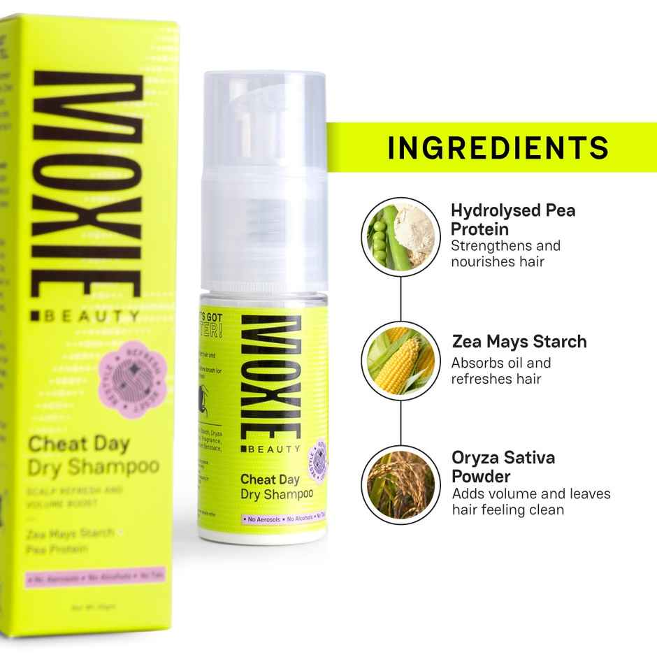 Moxie Beauty Cheat Day Dry Shampoo And Dusting Brush