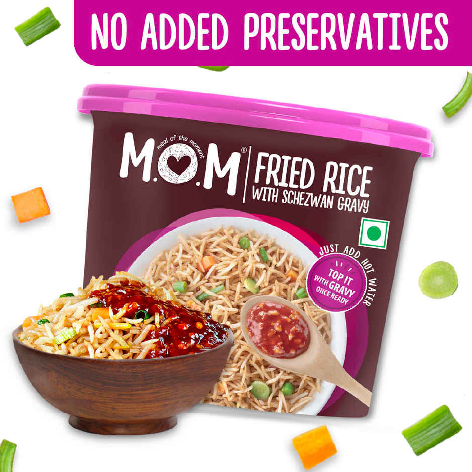 MOM Fried Rice with Schezwan Gravy | Spicy & Ready-to-Eat