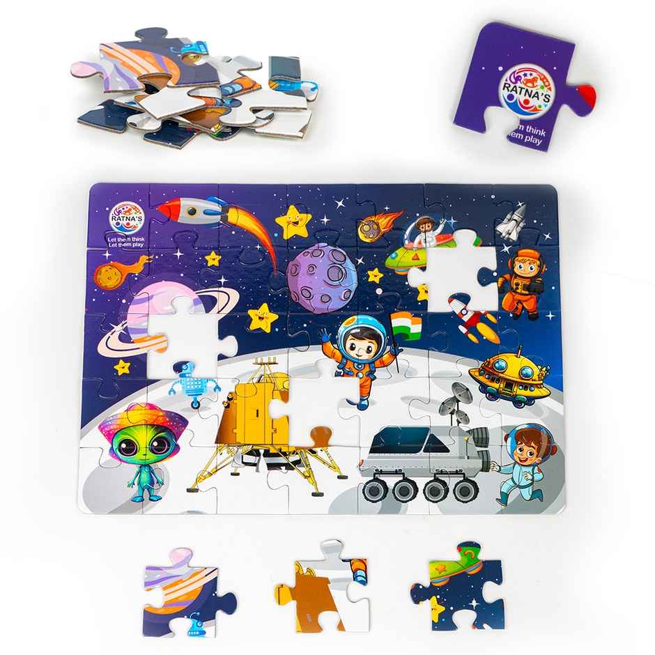 Ratna's 4In1 Chandrayaan Jigsaw Puzzle