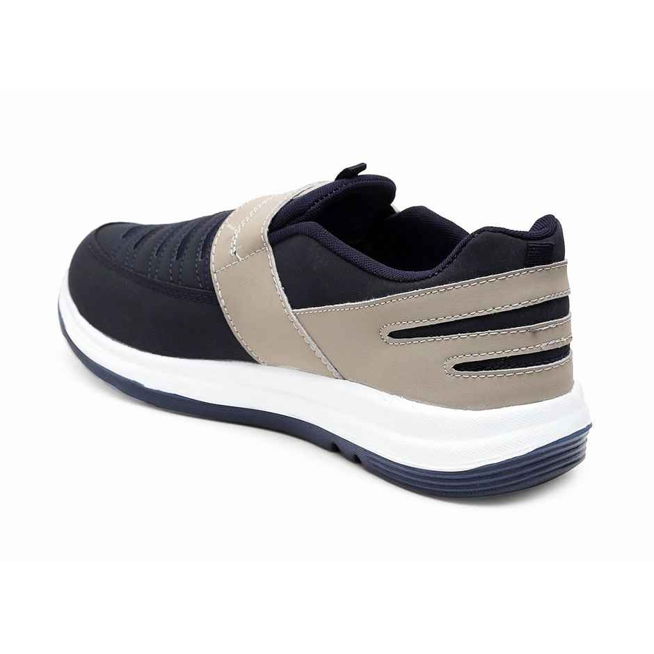 Asian Men s Superfit Navy Velcro Shoes | UK-11 | Navy Blue & Grey