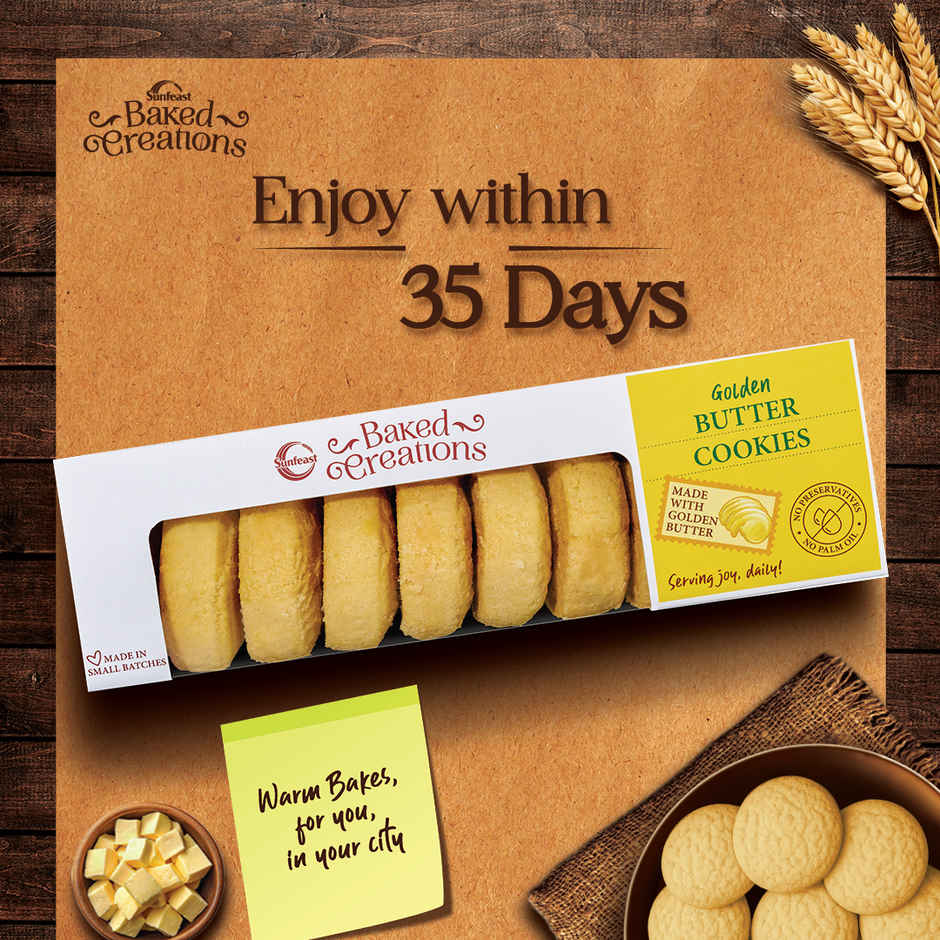 Rich Butter Cookies By Sunfeast Baked Creations