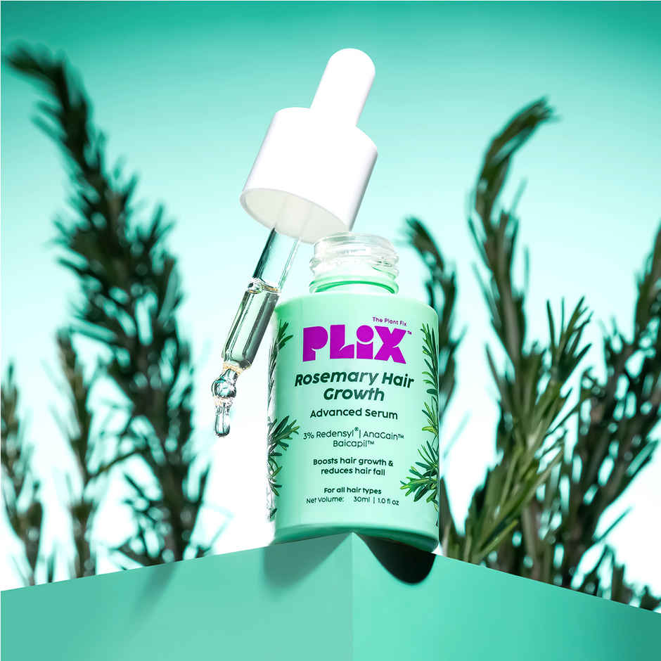 Plix The Plant Fix Rosemary Advanced Hair Growth Serum, Reduces Hair Fall & Promotes Hair Growth