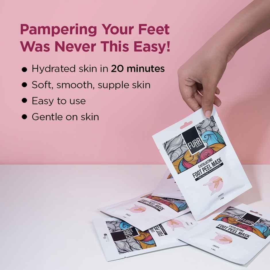 Furr By Pee Safe Peeling & Exfoliating Foot Mask
