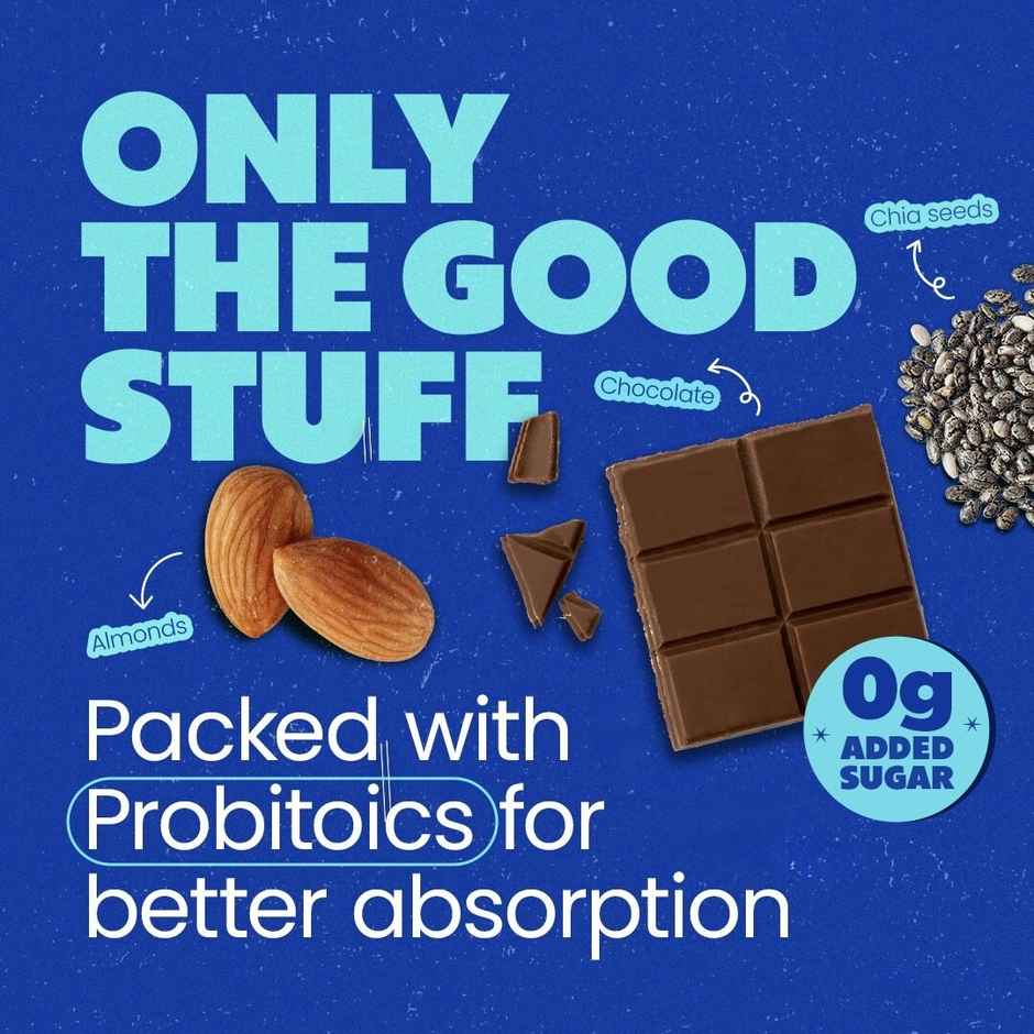 Yogabar 23 g High Protein Oats | Choco Almond | No Added Sugar 