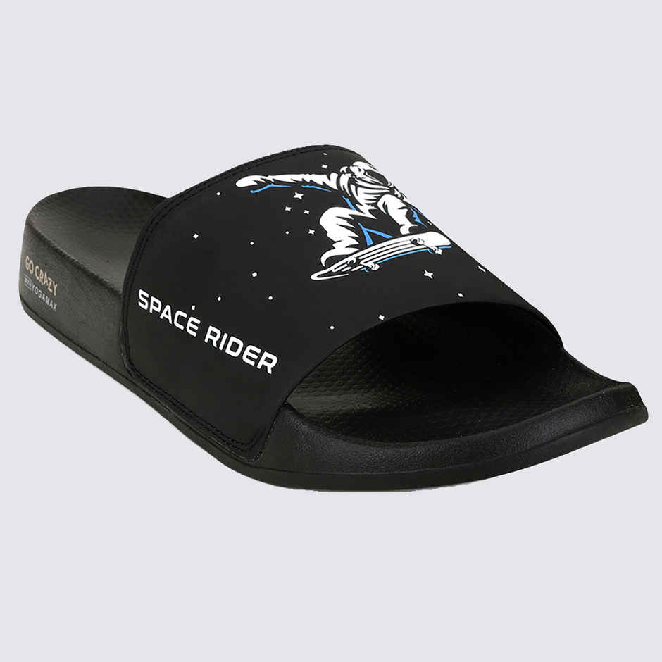 Campus Men's Space Rider Slides | Black | UK7