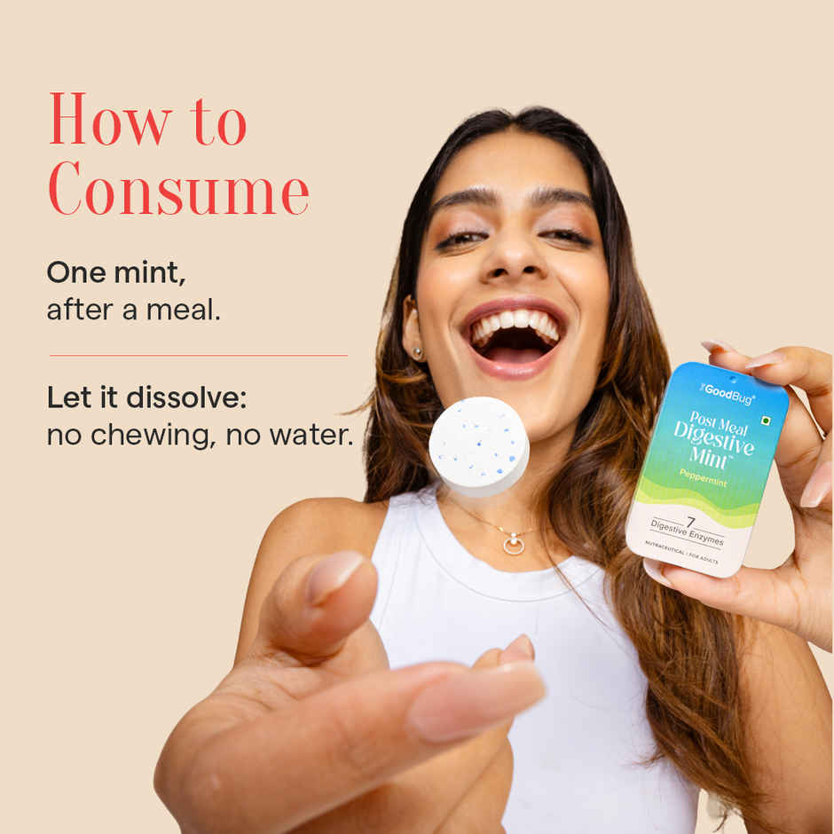 The Good Bug Post Meal Digestive Mint | Peppermint Flavour
