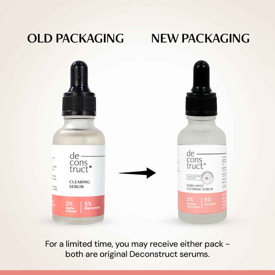 Deconstruct 5% Niacinamide Serum | Fades Pigmentation & Acne Marks