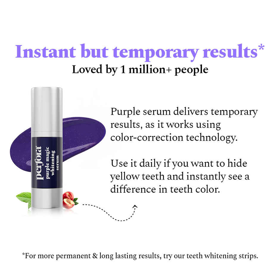 Perfora Purple Magic Teeth Whitening Serum Combo