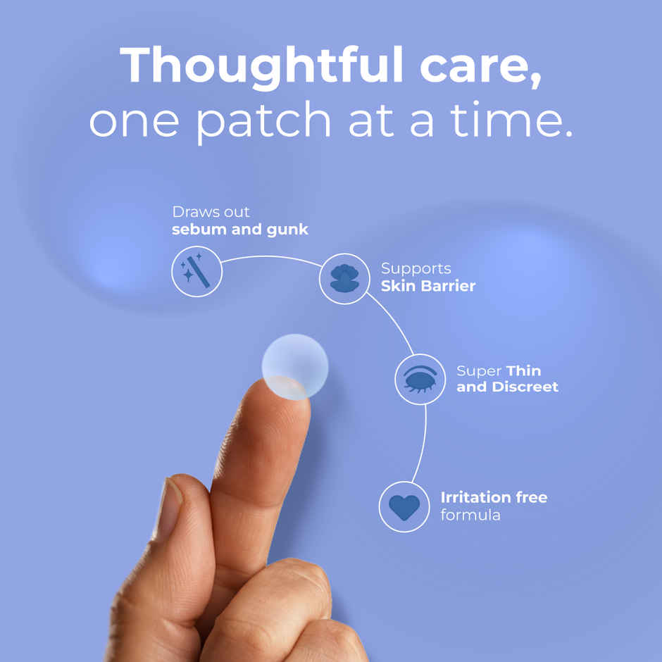 Nua Nose Strip (1pc) & Nua Hydrocolloid And Salicylic Acid Pimple Patches (36pc) Combo