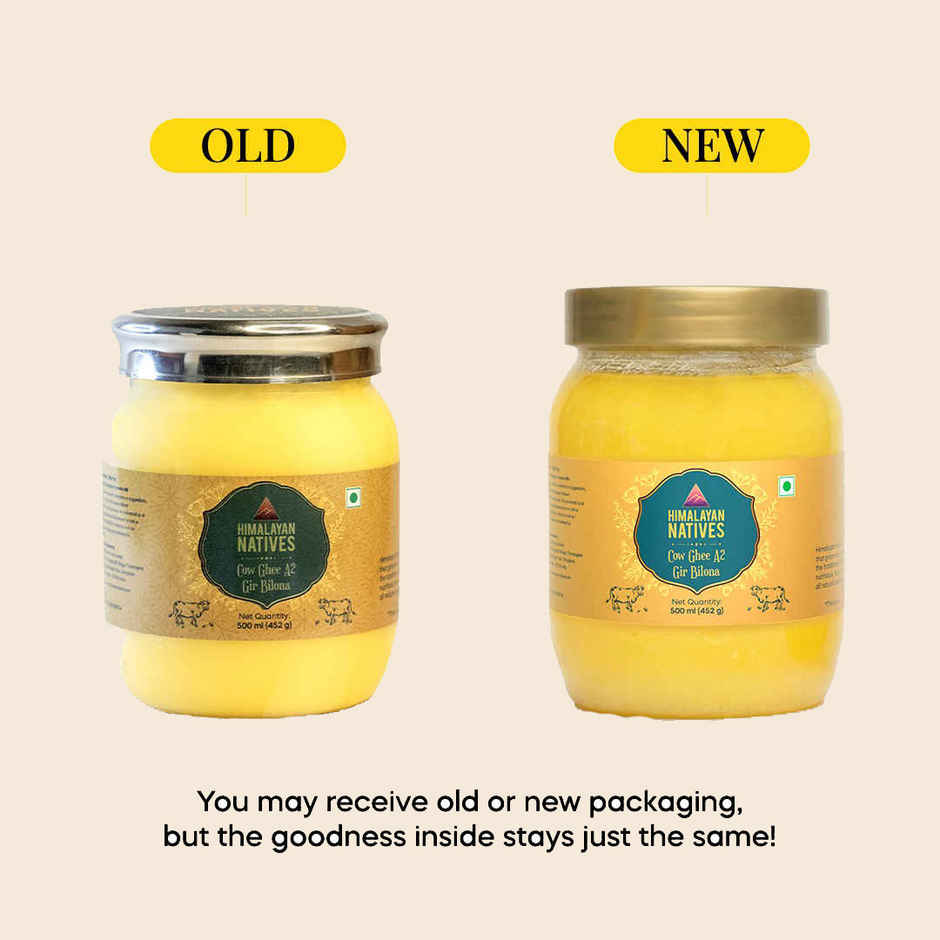 Himalayan Natives A2 Gir Cow Ghee | Jar