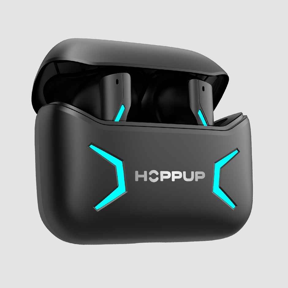 Hoppup Xo1 Black Gaming Earbuds With 50H Playtime