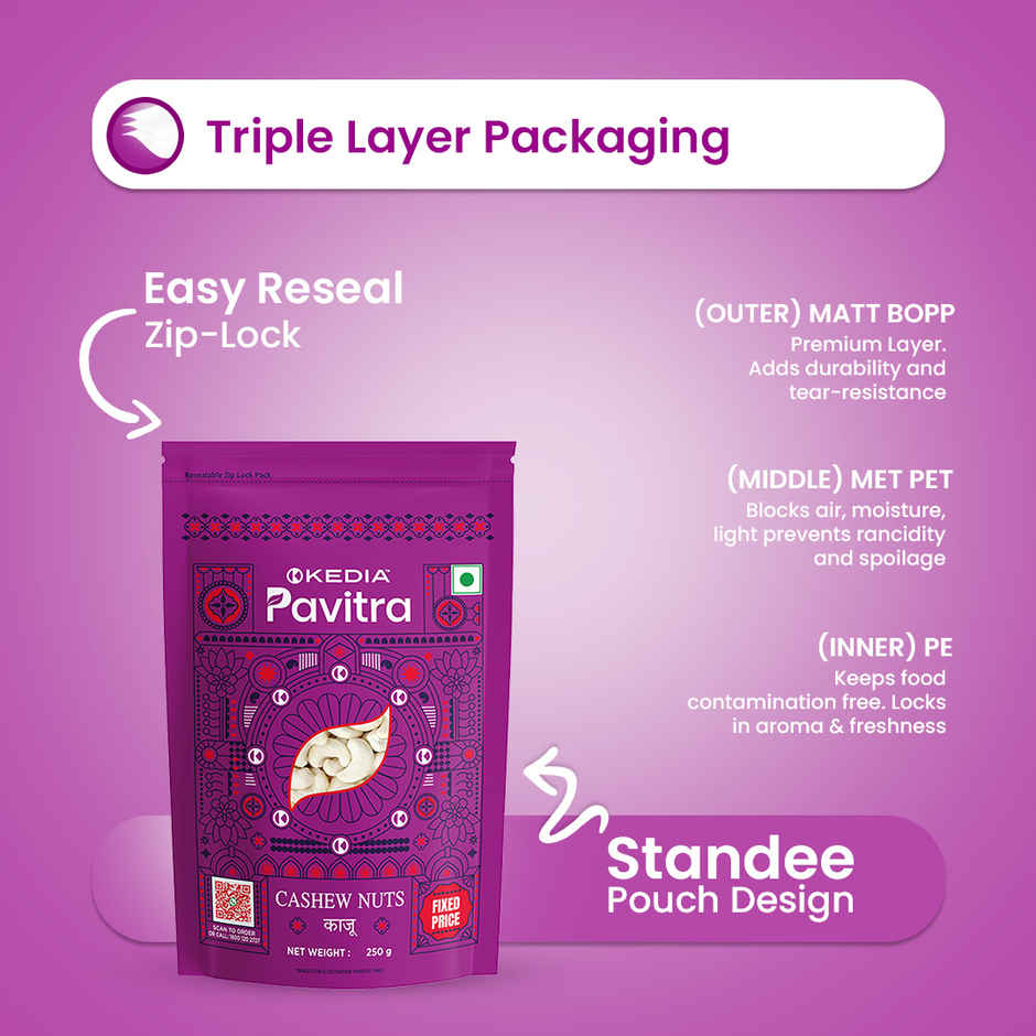 Kedia Pavitra Cashews| Kaju | Whole