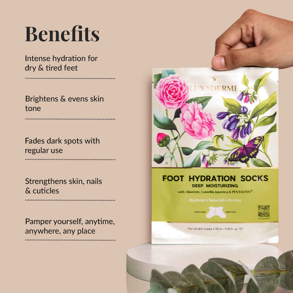 LuxaDerme Foot Hydration Socks