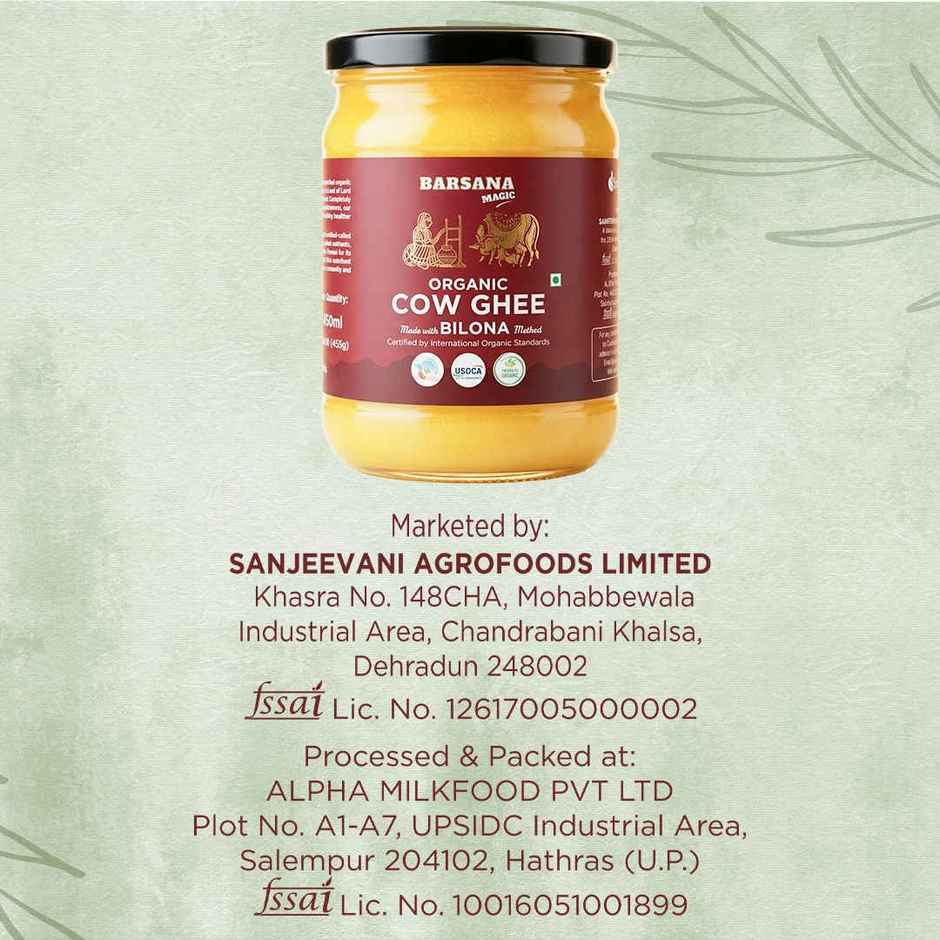 Sanjeevani Organics - Organic Bilona Ghee