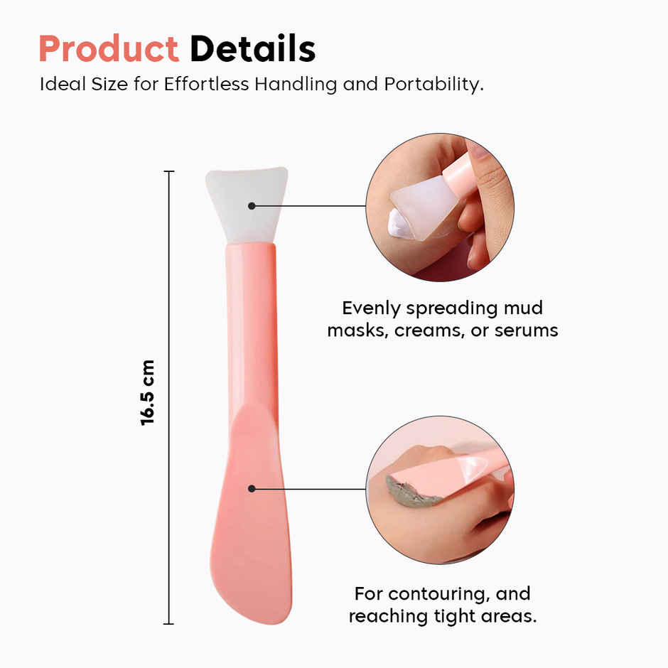 Gleva Soft Silicone Facial Mud Applicator Clay | Face Mask Brushes | Beauty Applicator Tools