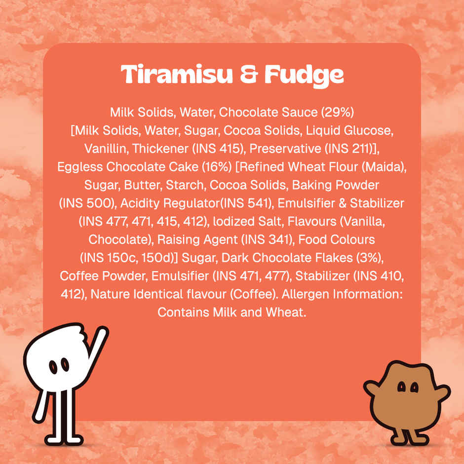 OB & GOB Tiramisu & Fudge Ice Cream Sundae