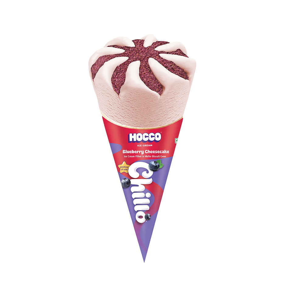 Hocco Blueberry Cheesecake Ice Cream Cone
