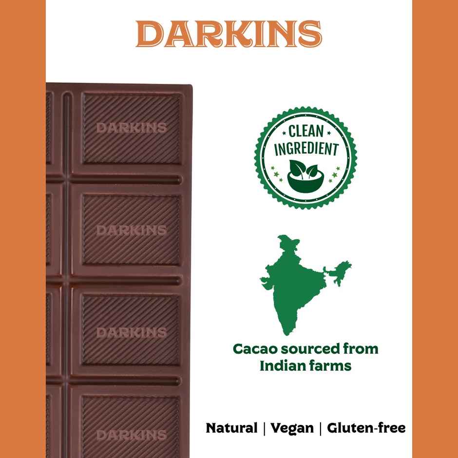Darkins Sugar Free Dark Chocolate 70% | Almond Crunch