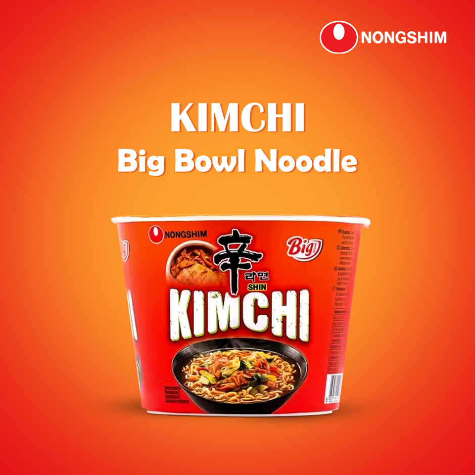 Nongshim Big Bowl Noodle Shin Kimchi Flavour