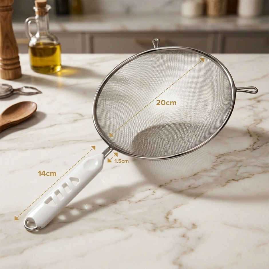 Habitat Stainless Steel Multipurpose Strainer | 20 cm